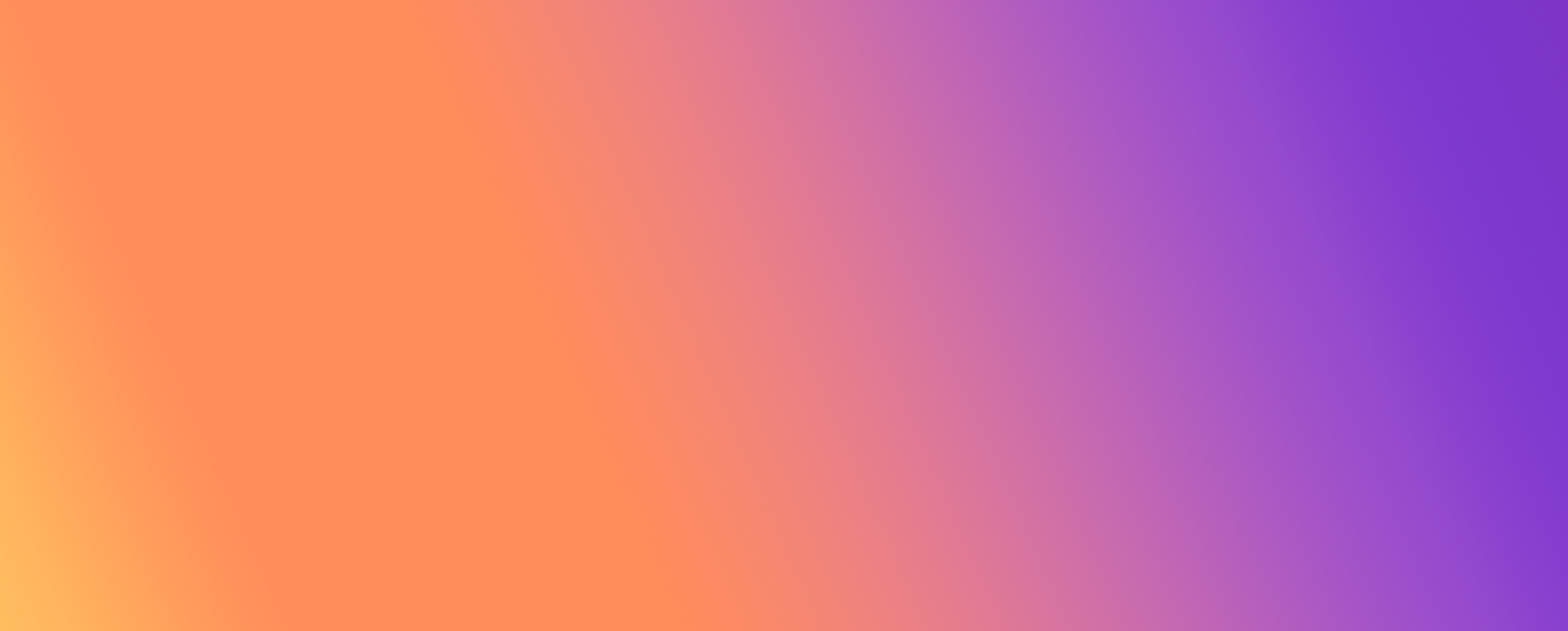 premium gradient yellow to purple